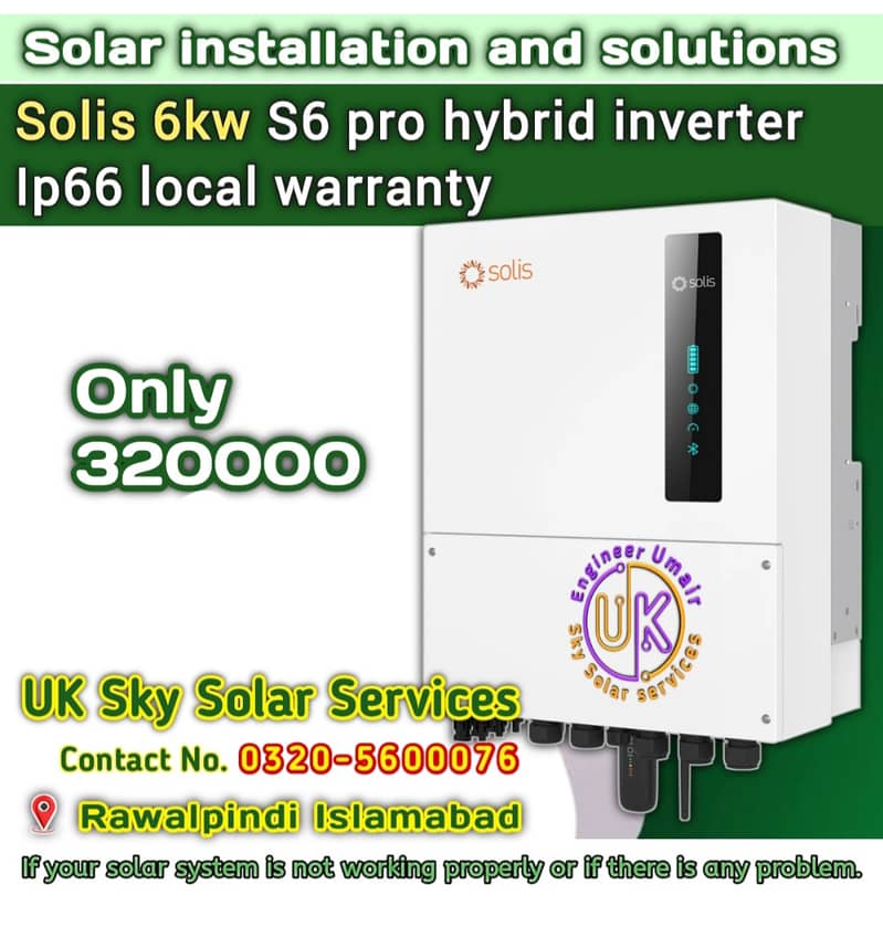 solis 6kw hybrid S6 pro 0