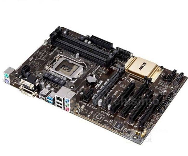 Asus 4th Gen Motherboard with processor and 16GB DDR3 Gaming Ram 1