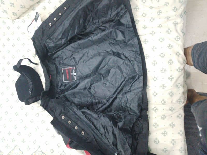 Original Imported Komine JK-061 titanium motorcycle touring Jacket. 8