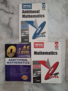 O/A Levels Mathematics and Additional Mathematics Past Papers 0