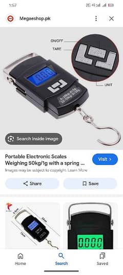 portable electronic scale