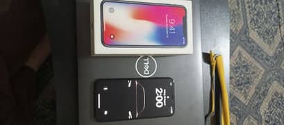 I phone x 64 gb with box