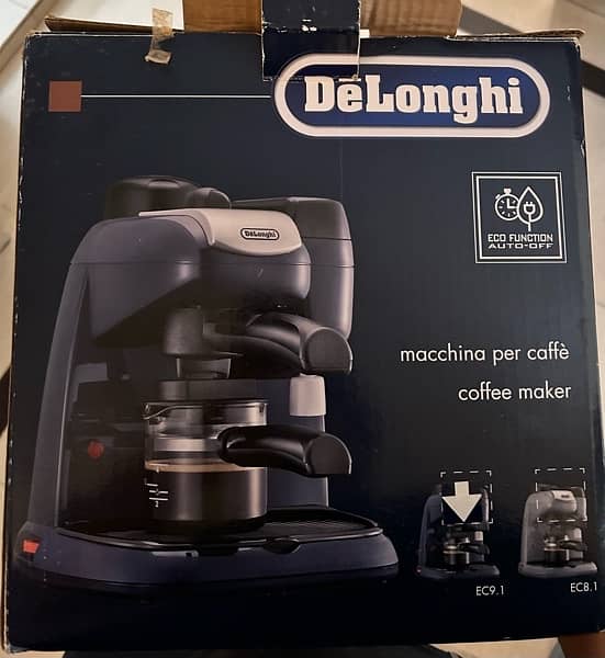 Delonghi Espresso Steam Coffee Maker – EC9.1 1