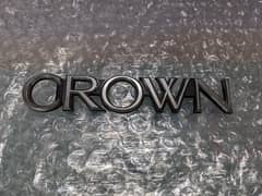 JDM Toyota crown old vintage rear trunk badge/emblem  120/130 series