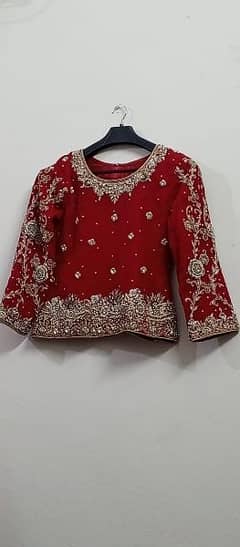 Bridal Lehnga Dress Red Barat