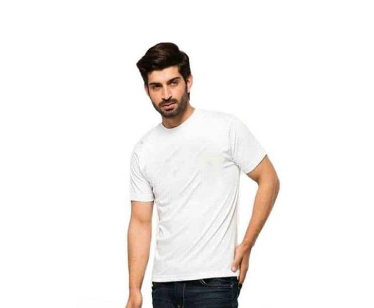 1 Pc Men's Plain T-shirt 2