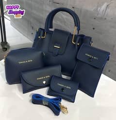 5 piece handbags for girls 0