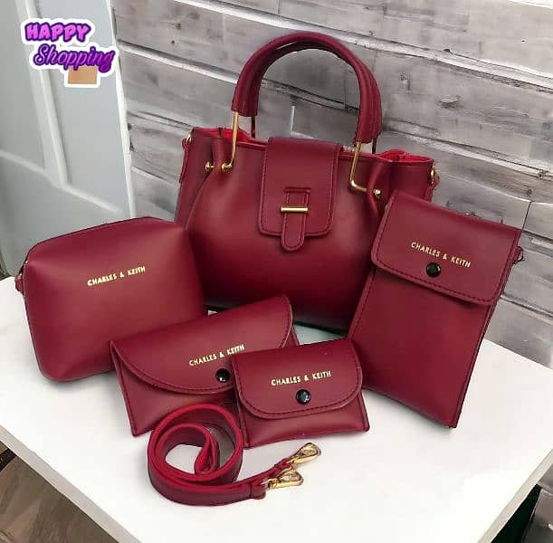 5 piece handbags for girls 1