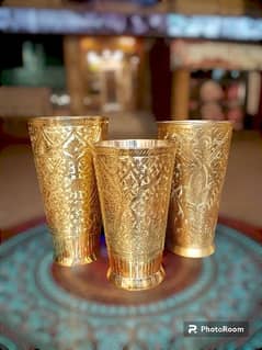 Brass Glass small medium Large 3 size available 0