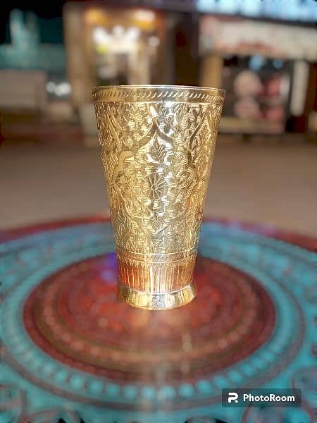 Brass Glass small medium Large 3 size available 2