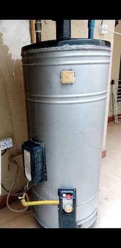 Hybrid 55 gallon water geyser