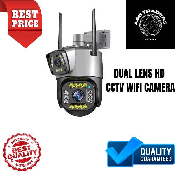 DUAL LENS CCTV WIFI CAMERA 0