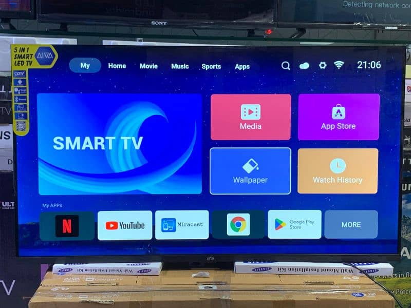 Smart Led Tv Wifi 32" inches All Size Available 43" 48" 55" 65" 75" 85 12