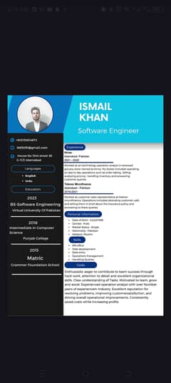 Looking for job