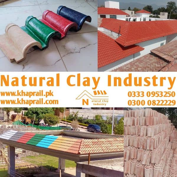 Terracotta khaprail roof clay tiles 1