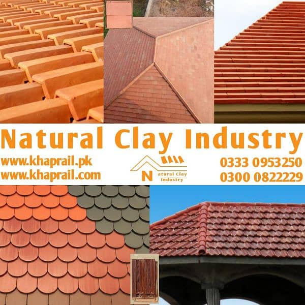 Terracotta clay tiles, Wall tiles, Roof tiles & Floor clay tiles 3