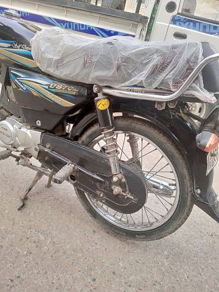 70cc bike For urgent sale Whatsapp no : 03478323015 2