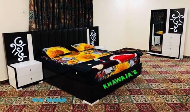 Bed with Dressing ( khawaja’s interior Fix price workshop 0