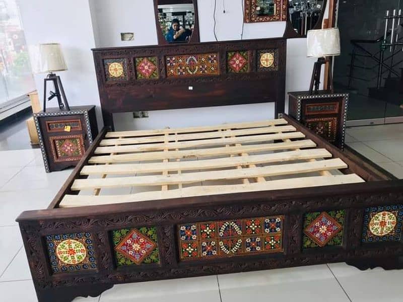 smart bed wooden bed king size bed queen size bed Turkish bed 3