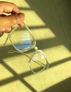 UNISEX TRANSPARENT COMPUTER GLASSES