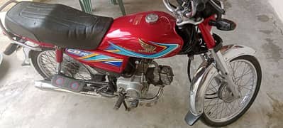 Honda cd 70 2019 model ha good condition ma ha koi Kam Nei ha