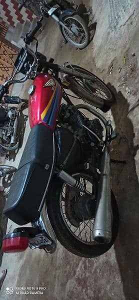 Honda 125 1997 Model Multan Number for sale 2