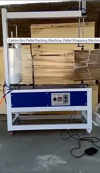 Carton Box Pallet Stretch Packing Machine, Pallet Wrapping 1