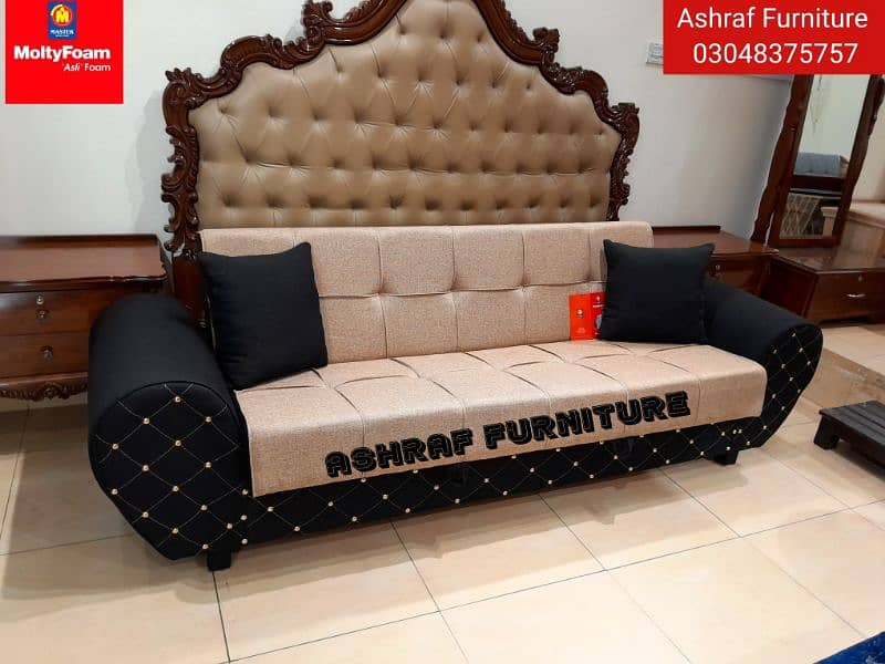 Double bed/Sofa cum bed/Double cumbed/Sofa/L Shape/Combed/Centre table 19