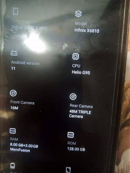 Infinix X neo 8/128 for urgent sale 1