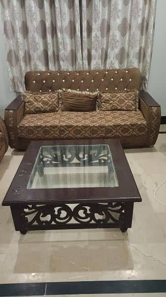 sofa set + center table 3