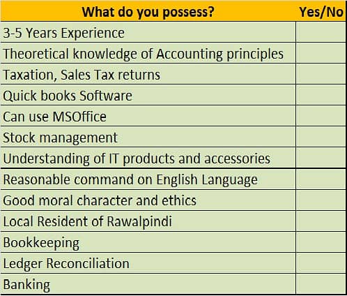 Accounts Manager 1