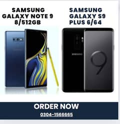 samsung galaxy Note 9,512GB ,Galaxy S9 4/64 GB