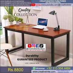 Metal Office table study desk chair computer working workstation home