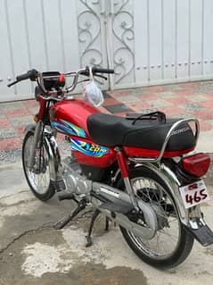 HONDA CD 70 (2024) model ISL register 0