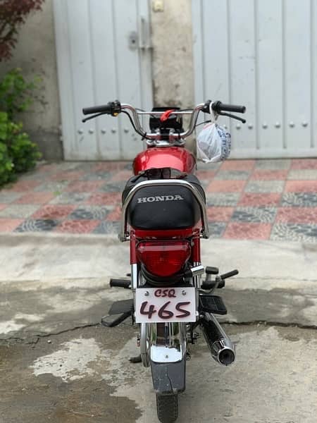 HONDA CD 70 (2024) model ISL register 1