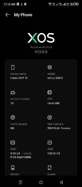 Infinix hot 30 8+8 no open no repair 10 by 10 condition 2