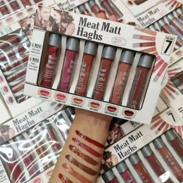 Bold Coverage matte lipstick Pack of 6 0