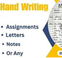 I can Write AIOU Handwritten Assignment in urdu and English