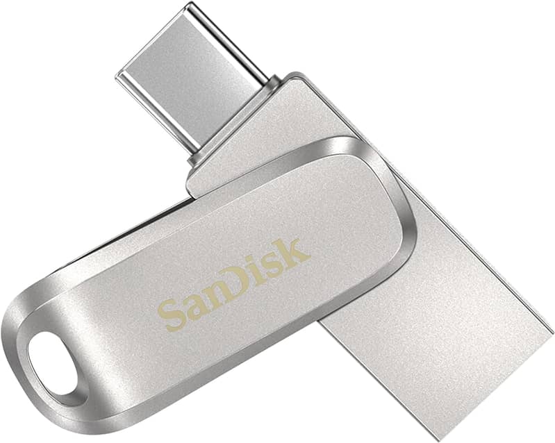 SanDisk 1TB Ultra Dual Drive Luxe USB & USB Type-C Flash Drive 0