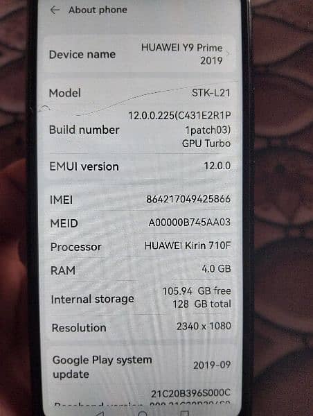 Huawei Y9prime 2019 4/128 2