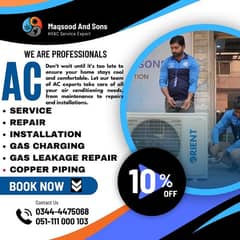 AC Repair, Installation, Repair,Gas Charging