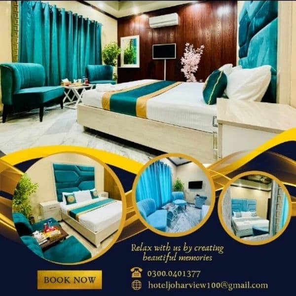 hotel Johar view room booking Lahore 0