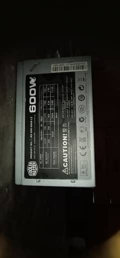 cooler master power supply 600 watt