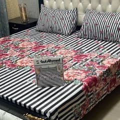 Gul Ahmad Cotton printed double bed sheets 0