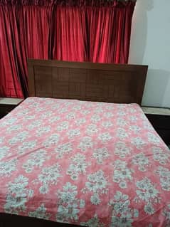 double bed and mattress available for sale