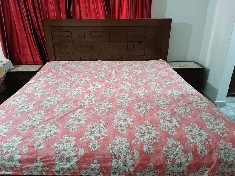 double bed and mattress available for sale 2