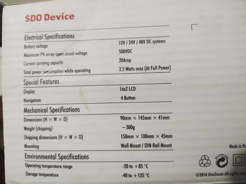 SDO Device One Tronix 4