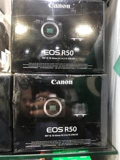 Canon EOS R50 Mirrorless Camera with 18-45mm Lens