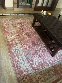 Intricate Turkish carpet for your lounge, Almost brand new carpet 8'5