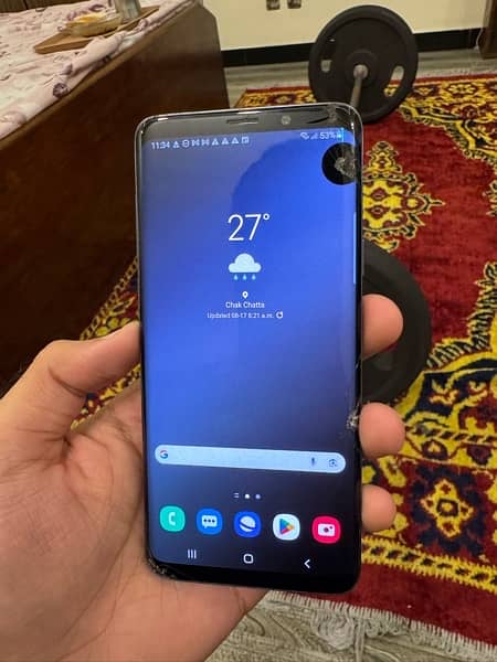 S9+ Screen Damaged 5